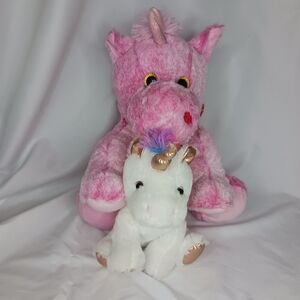 Two Unicorn Plushies.